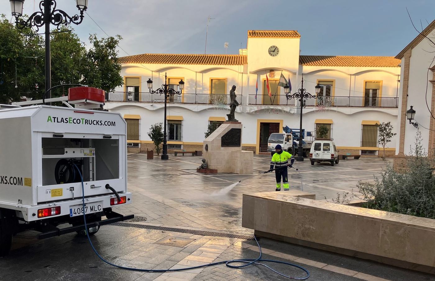 Limpieza de plaza